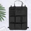 Back Seat Car Organizer Seat Back Organizer 900D Oxford Kick Protector With 8 Pocket For Vehicle Organization Passenger Comfort