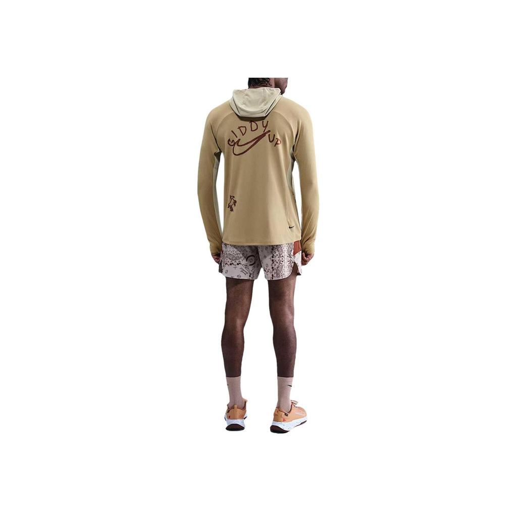 Nike Men's Trail Dri-FIT UV Hooded Running Top Parachute Beige HJ4172-297