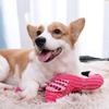 Dog Plush Toys,Cute Flamingo Squeaky Teething Toys for Puppy, Interactive Stuffed Dog Chew Toys for Small-Large Dogs