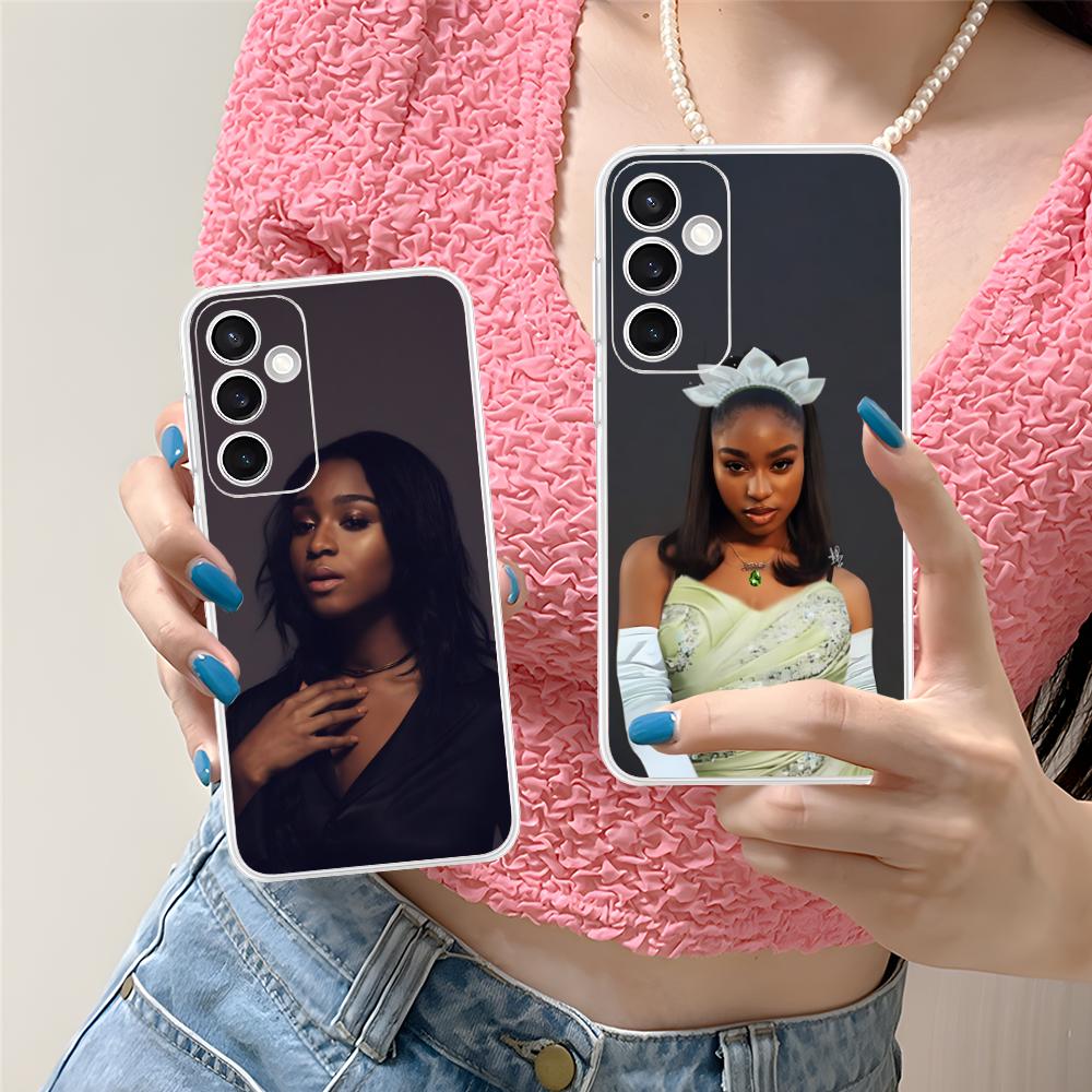 Прозрачный чехол для мобильного телефона Normani Kordei для Samsung Galaxy S25 S24 S23 S22 S21Plus FE Ultra Цветная крышка
