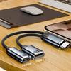 USB C на USB Адаптер OTG Зарядный кабель 2 в 1 USB C Разветвитель 100 Вт Быстрая зарядка Type C OTG Кабель питания