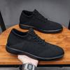 2025 Export Men's Shoes Breathable Korean Version Shoes Large Size Men's Shoes Flying Woven Mesh Trend Running Casual Sports Shoes