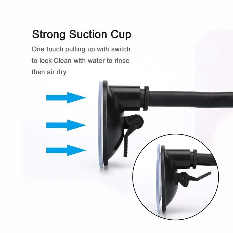 360 Rotate Sucker Car Phone Holder Flexible Mount Stand Mobile Cell Support for Smart Phone Holder In Car