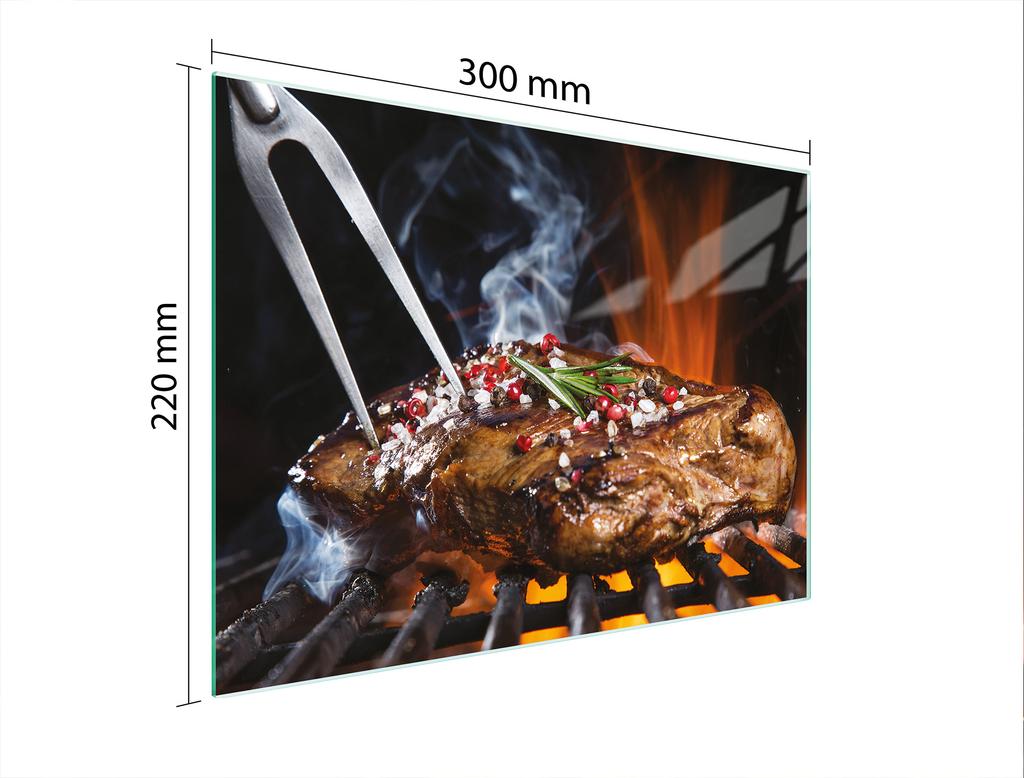 SZKLANA DESKA DO KROEJNIA 30x22 GRILL