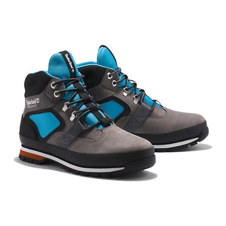 Timberland Мужские ботинки Euro Hiker Chukka Durable Ankle Outdoor Boots Black Blue A2HTS033