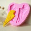 New Sweet Fairy Angel Wings Silicone Baker Sugar Cake Embossing Craft Fondant Mould Maker