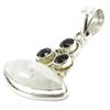 [I4301] - Silver 'Heaven' Moonstone Onyx Pendant