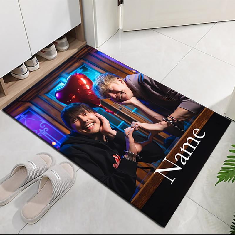 Custom Name Sam and Colby Printed Carpet, for Office Chair Living Room Bedroom Kitchen Room Decor Gifts.