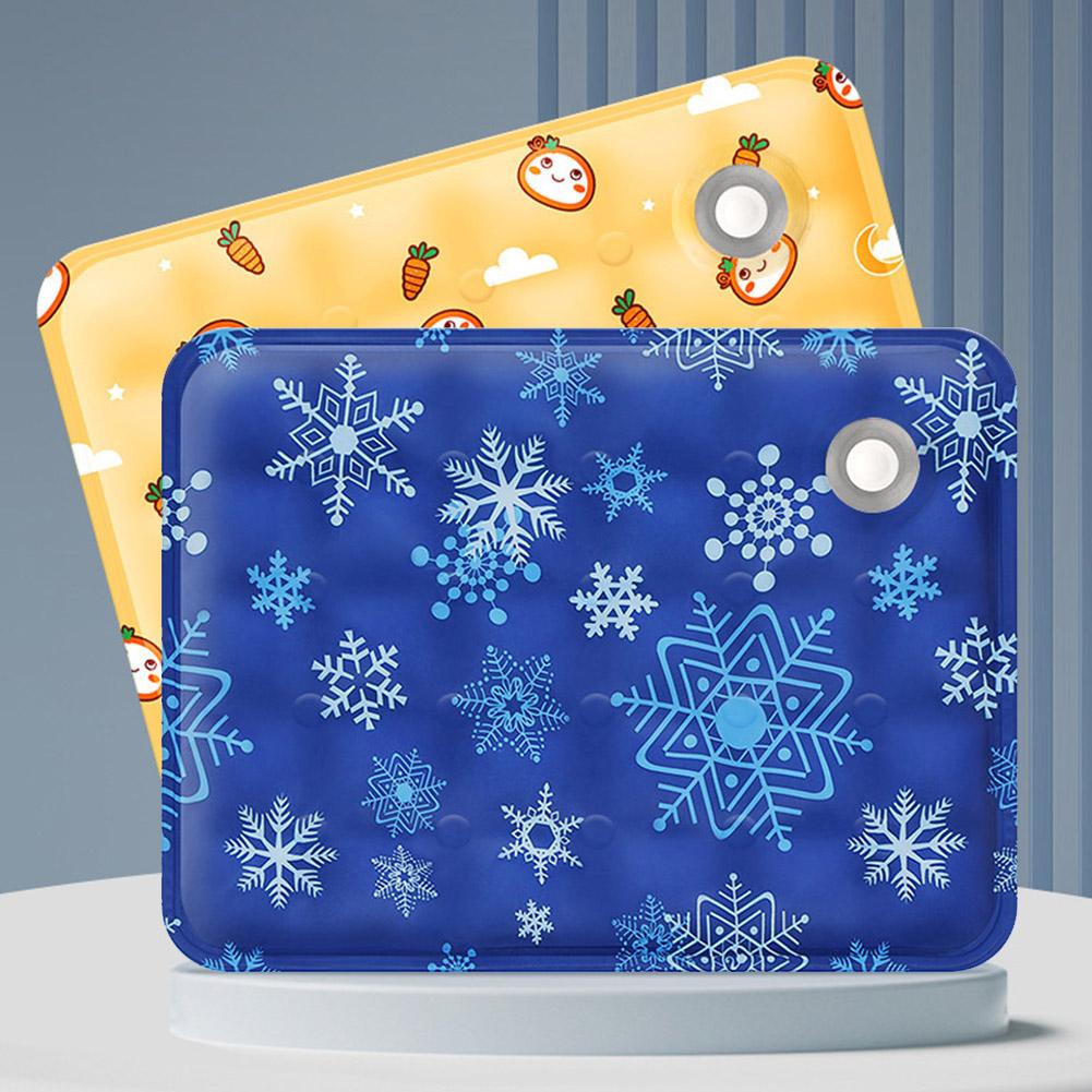 Прочный охлаждающий коврик с рисунком снежинки для домашних животных - Сохраняет прохладу для собак и кошек в помещении и на улице