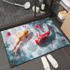 Diatom mud bathroom second suction floor mat toilet floor mat toilet non-slip entrance mat quick drying