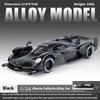 1/24 Scale Diecast Model of Aston Martin Valkyrie Alloy Sports Car Toy with Sound and Light Children Boy Birthday Gift Home Decor