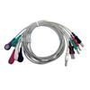 Compatible for Spacelab, 3/5-Channel, Snap/Clip for Instruments Lead Wires, ECG Recorder Lead Wires Cable Adapter, Use for Companion ECG Trunk Cable