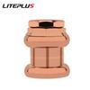 LITEPLUS Brompton Folding Bike Headset Aluminum Alloy External Bearing Stem Cap Upgrade
