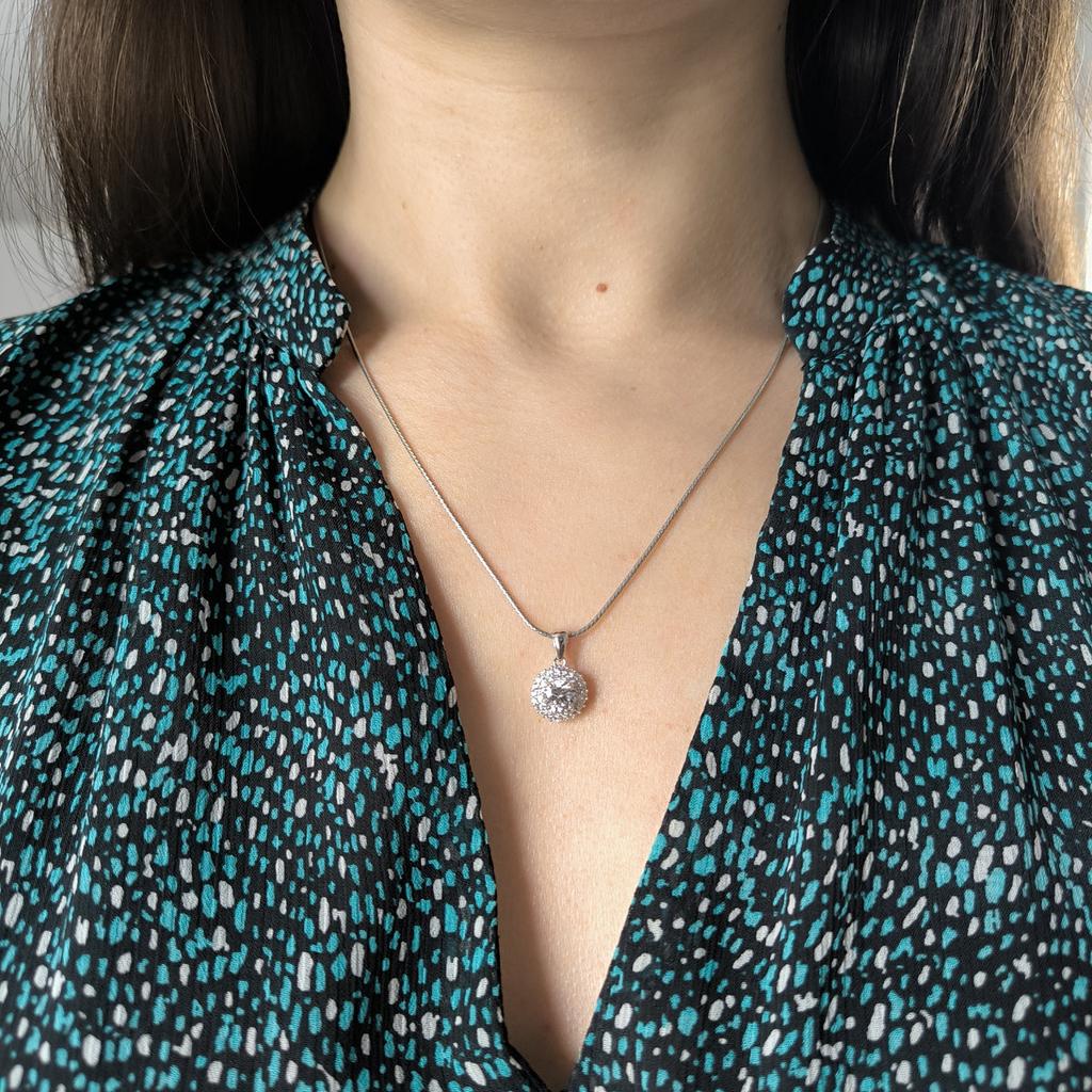 Серебряная подвеска с фианитами (2207535)