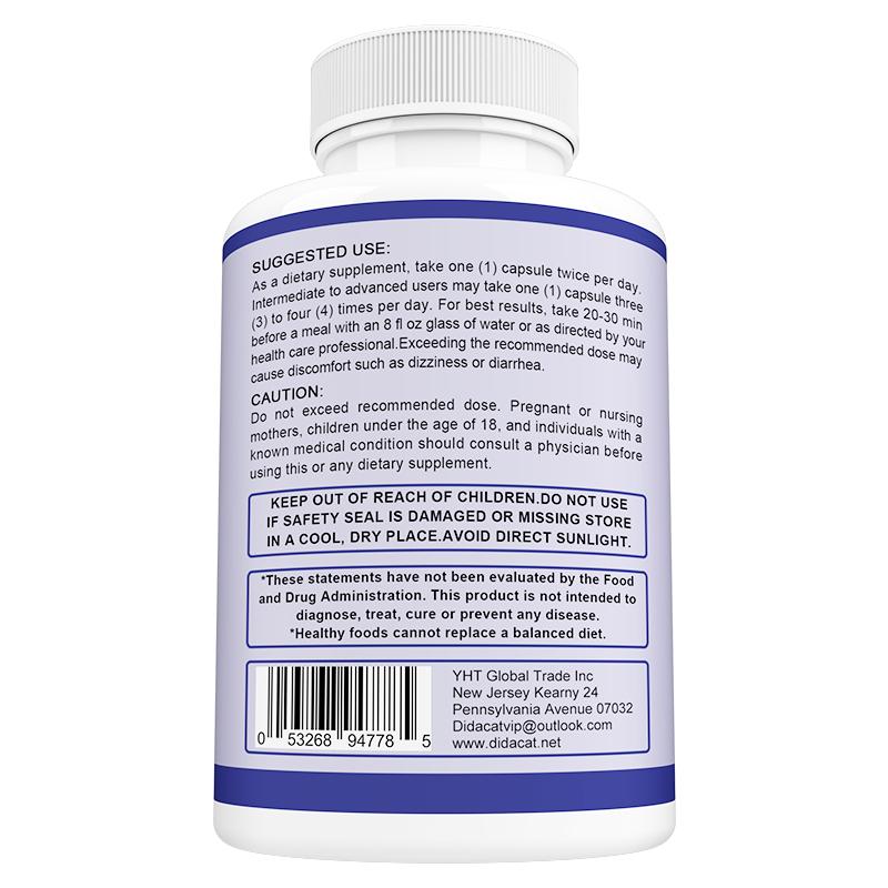 Men'S Daily Probiotic Blend Dietary Supplement, 120 Veggie Capsules Per Bottle
