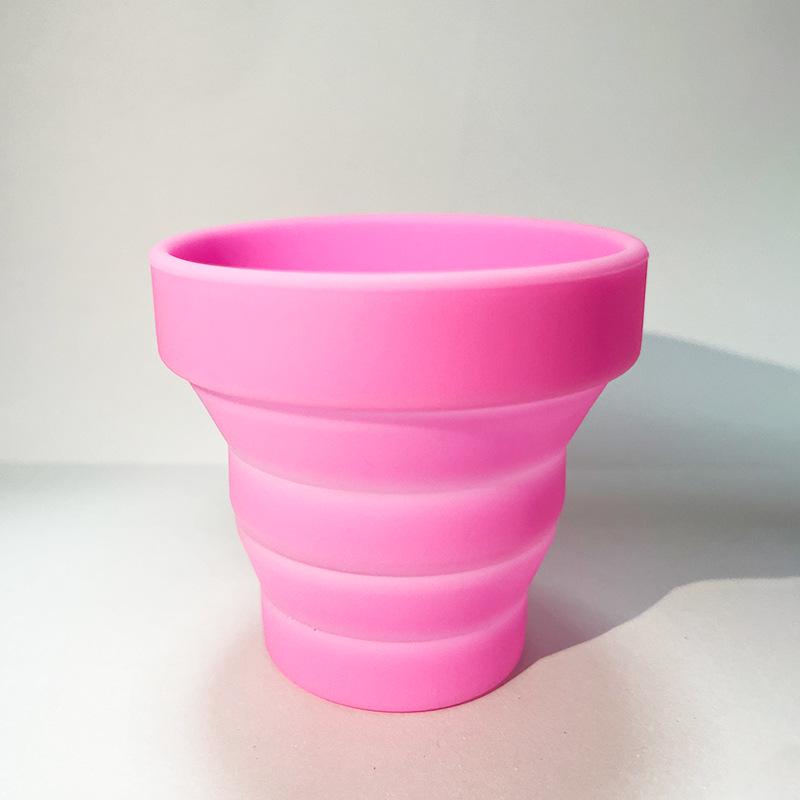 Портативный дорожный стакан из пищевого силикона: Складной и Легкий для переноски