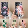 Casing For Oppo Realme Narzo 10 30 60 P3 C75x A5 Pro 14 14T 14X Luxury Flower Print Phone Cases High Quality Shockproof Silicone Shell For Oppo Covers