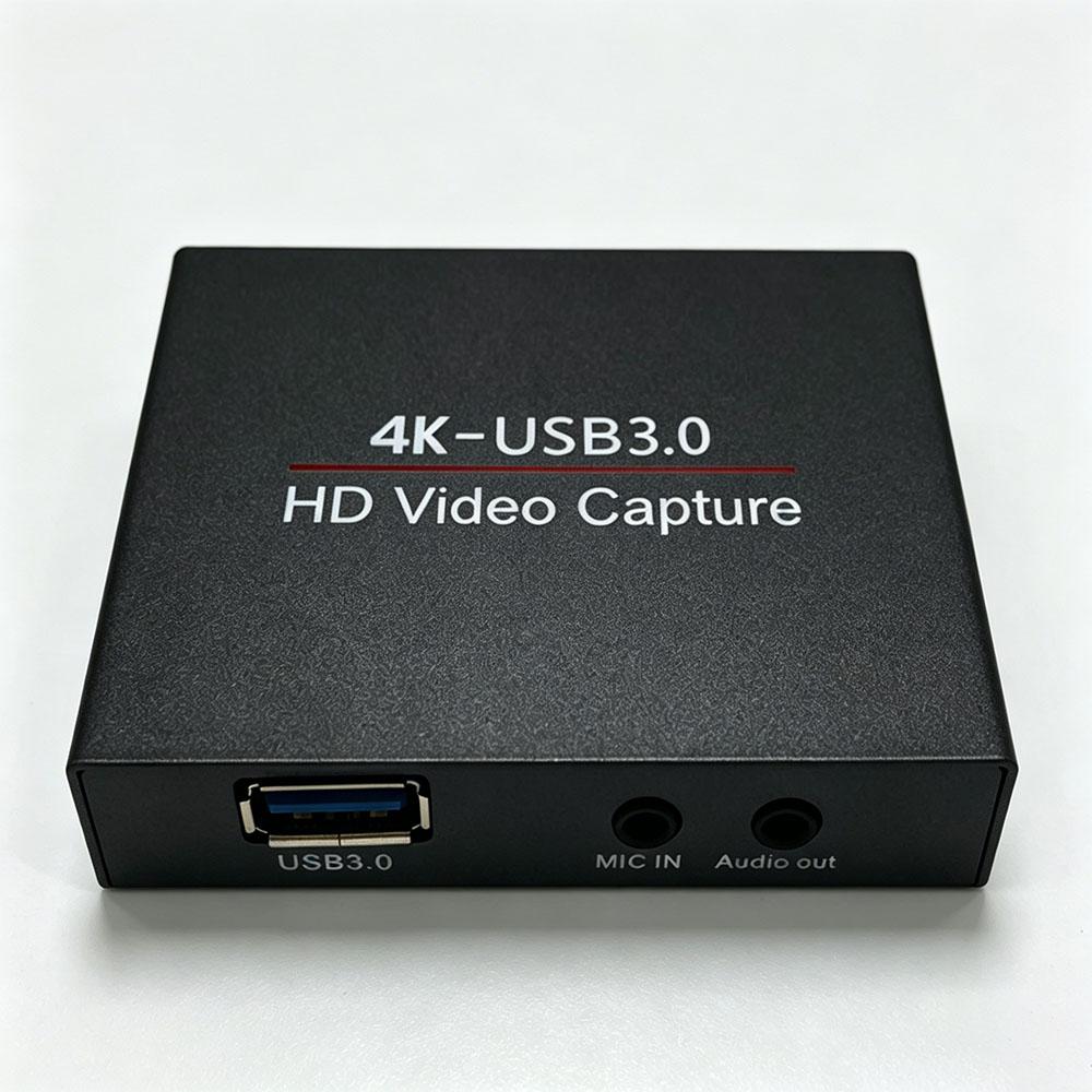 4K 60Hz USB3.0 HDMI-Compatible Video Capture Card Low Latency Live Streaming Game Recording PS4 Switch Xbox PC Laptop Camera