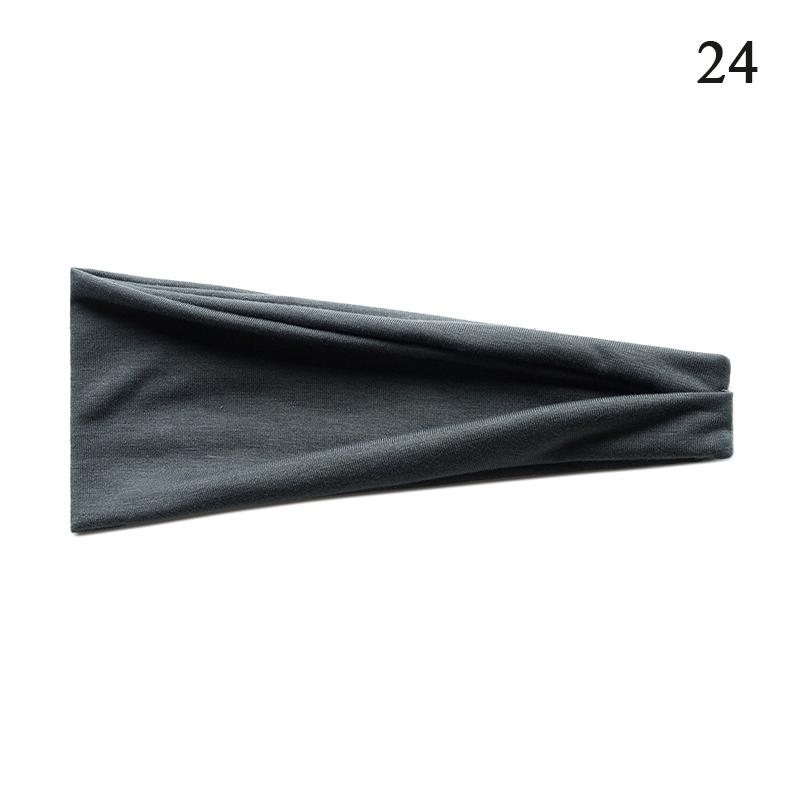 1 шт. Женская повязка на голову Тюрбан Однотонная Эластичные резинки для волос Повязка для волос для йоги Модная повязка для макияжа Обруч для волос Аксессуары для волос