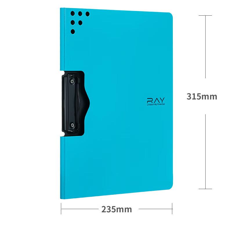 A4 Horizontal Folding Clipboard with Pen Clip, 2-Pack