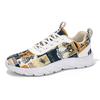 Мужские кроссовки, легкая повседневная обувь, кроссовки для бега с граффити, большие размеры 39-48, дышащая прогулочная мужская обувь