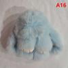 10Cm Mini Fluffy Real Pompon Bunny Keychain Women Girls Cute Plush Rabbit Gift