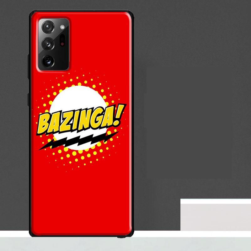 Bazinga The Big Bang Theory TV Case For Samsung Galaxy S23 S24 S25 Ultra S9 S10 S20 S21 S22 Plus S23 FE S25 FE Phone Cover