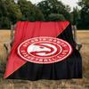 Hawks Basketball Blanket Flannel Throw for Sofa, Indoor, Camping, Living Room, Office, Chair, And Bed Soft Birthday Gift