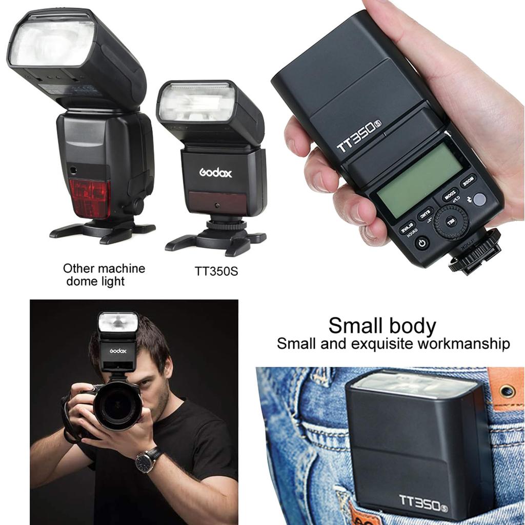 Godox Thinklite TT350S TTL Мини-вспышка для камеры, высокоскоростная GN36, совместимая с камерами Sony Sony 1/8000 с