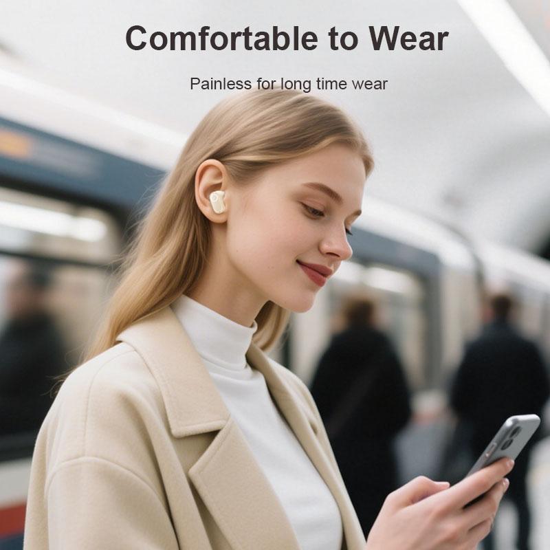 Беспроводные наушники Bluetooth 5.4 Мини-вкладыши Гарнитура Hi-Fi Стерео Передача с низкой задержкой С HD микрофоном с шумоподавлением