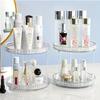 1Pc Rotating Cosmetics Storage Box Multi-Layer Dressing Table Desktop Transparent Lipstick Skin Care Product Storage Rack