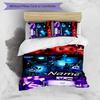 3pcs Custom Name Skibidi Toilet Bedding Set Duvet Cover Closure Includes 1 Duvet Cover & 2 Pillowcases for All Seasons Bedroom Decor