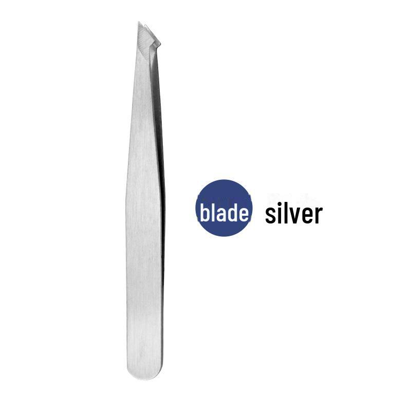 Пинцет для бровей из нержавеющей стали толщиной 1,2 мм со скошенной кромкой для точного удаления волос