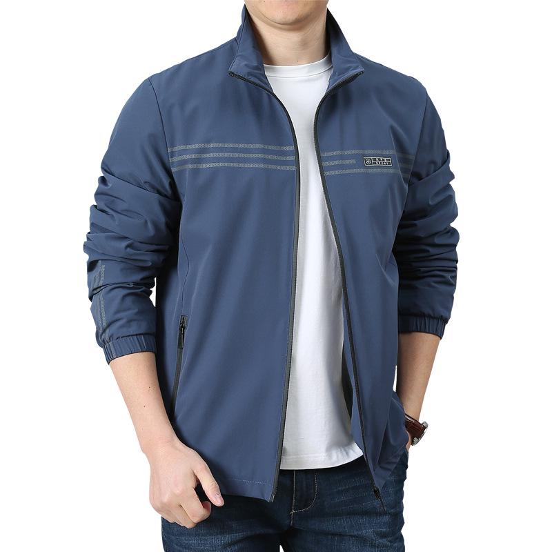 Men's Stretch Casual Solid Color Autumn Jacket, 2025 Trend