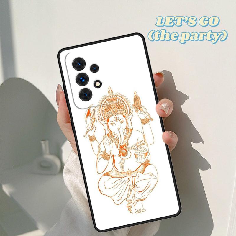 Чехол для телефона 'Слон Ганеша' Для Samsung Galaxy A42 A31 A40 A51 A71 A32 A80 A91 A52 A72 A73 A20e A21S A50 A70 A11 A12 Обложка