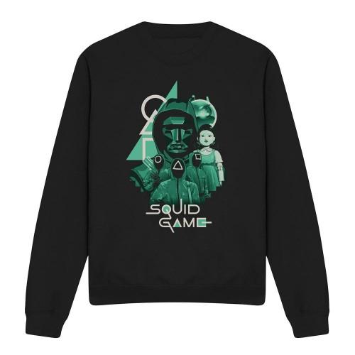 Squid Game Unisex Adult Front Man Group Shot Sweatshirt