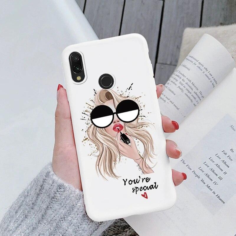 Redmi Note 7 Pro 7S Funda Rainbow Heart Vintage Flowers Leaves Чехол для телефона Мягкий силиконовый чехол-бампер для Xiaomi Redmi Note 7 Противоударная защитная сумка