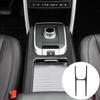 Car Air Conditioning Vent Armrest Cup Holder Stop Panel For Land Rover Discovery Sport 2015- Carbon Fiber Sticker