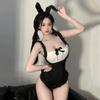 Сексуальная одежда Горячая униформа Соблазн Бесплатный секс Комбинезон Косплей Сексуальный костюм зайчика