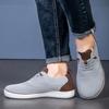 New Barefoot Shoes Men's Extra Large Size 48 Mesh Breathable, Non-slip and Wear-resistant Wide-head Shoes, Wide-last Sneakers
