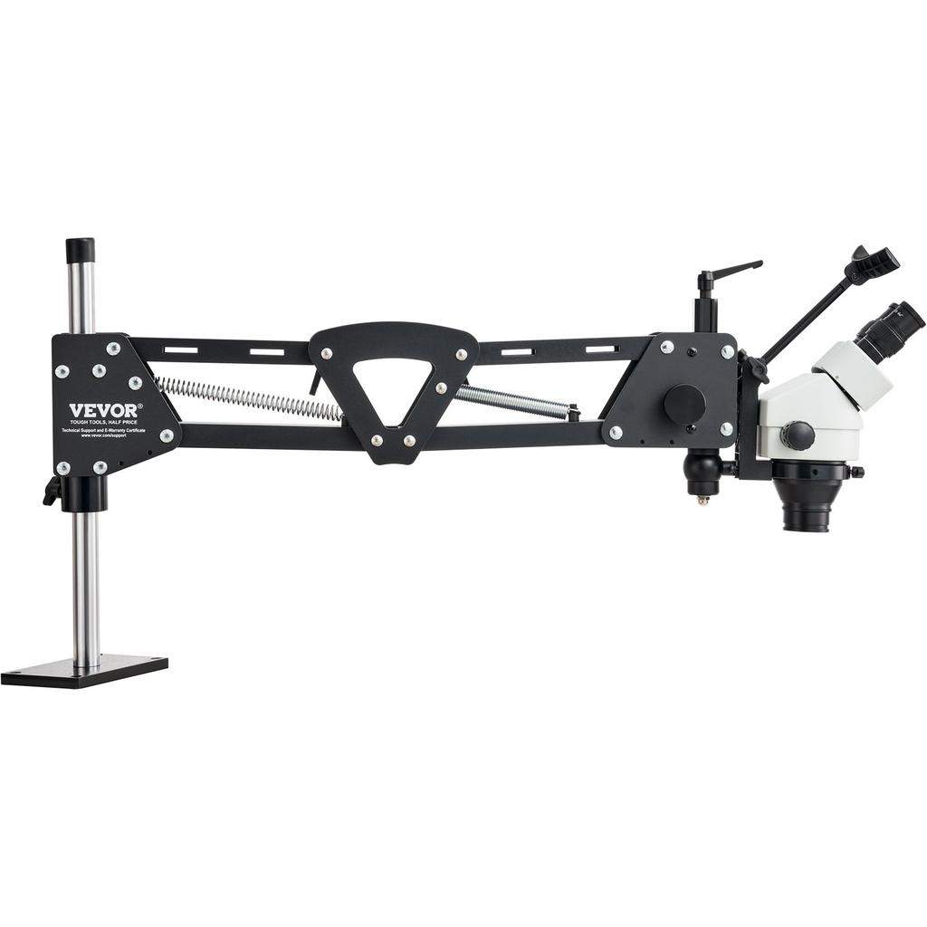 VEVOR Multi-Directional Microscope with Spring Bracket, 7X-45X Magnification Jewelry Microscope