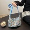 Women's Handbag Casual Color Cotton Linen Women's Personality Fashion Canvas Embroidery Shoulder