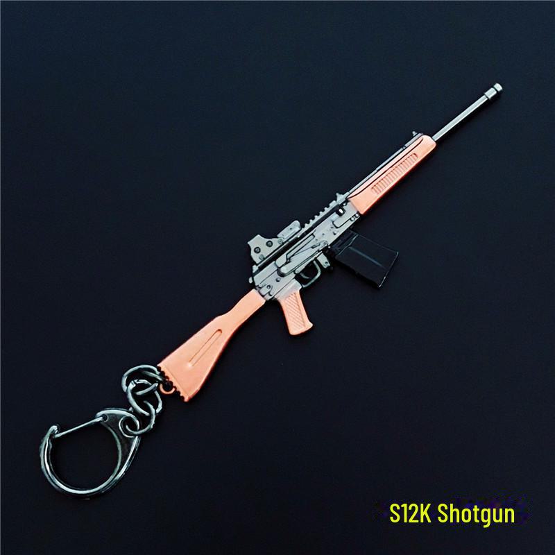PlayerUnknown's Battlegrounds 98KAWM Rifle Gun Model Keychain Pendant - 10cm