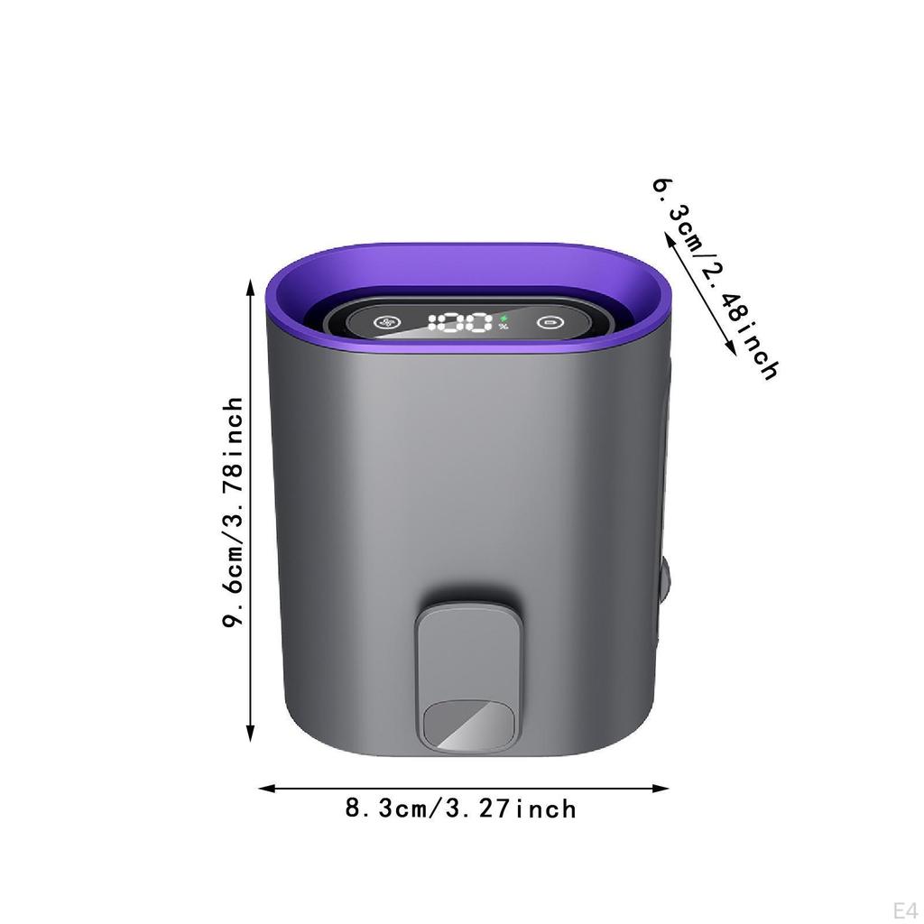 Портативный поясной вентилятор 100 скоростей регулируемый летний перезаряжаемый со светодиодным дисплеем и фонариком