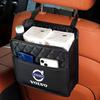 rkwad2 Car Seats Storage Bag Tissue Water Cup Pockets Stowing Tidying for Volvo RDESIGN S60 S90 XC40 XC60 XC90 AWD Car Accessories
