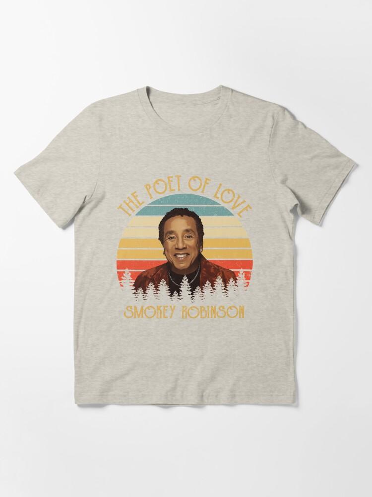 Smokey Robinson Vintage Smokey music Robinson - The Poet Of Love Essential T-Shirt