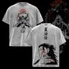 Anime Jujutsu Kaisen Geto Suguru Graphic T Shirt Men Short Sleeve Clothing Oversized Tshirt Washed Cotton Tee Harajuku T-shirt