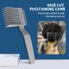 New Arrivals Professional Barber Hair Cut Curved Positioning Comb Comfortable Handle Design Hair Clipper Comb Hairdresser Tools