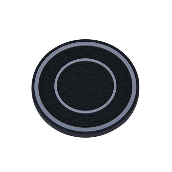 Подставка под чашку автомобиля, коврик для кружки, устойчивый к высоким температурам, нескользящий дизайн, водонепроницаемая подставка из ПВХ, автомобильный коврик для чашки, аксессуары для салона автомобиля