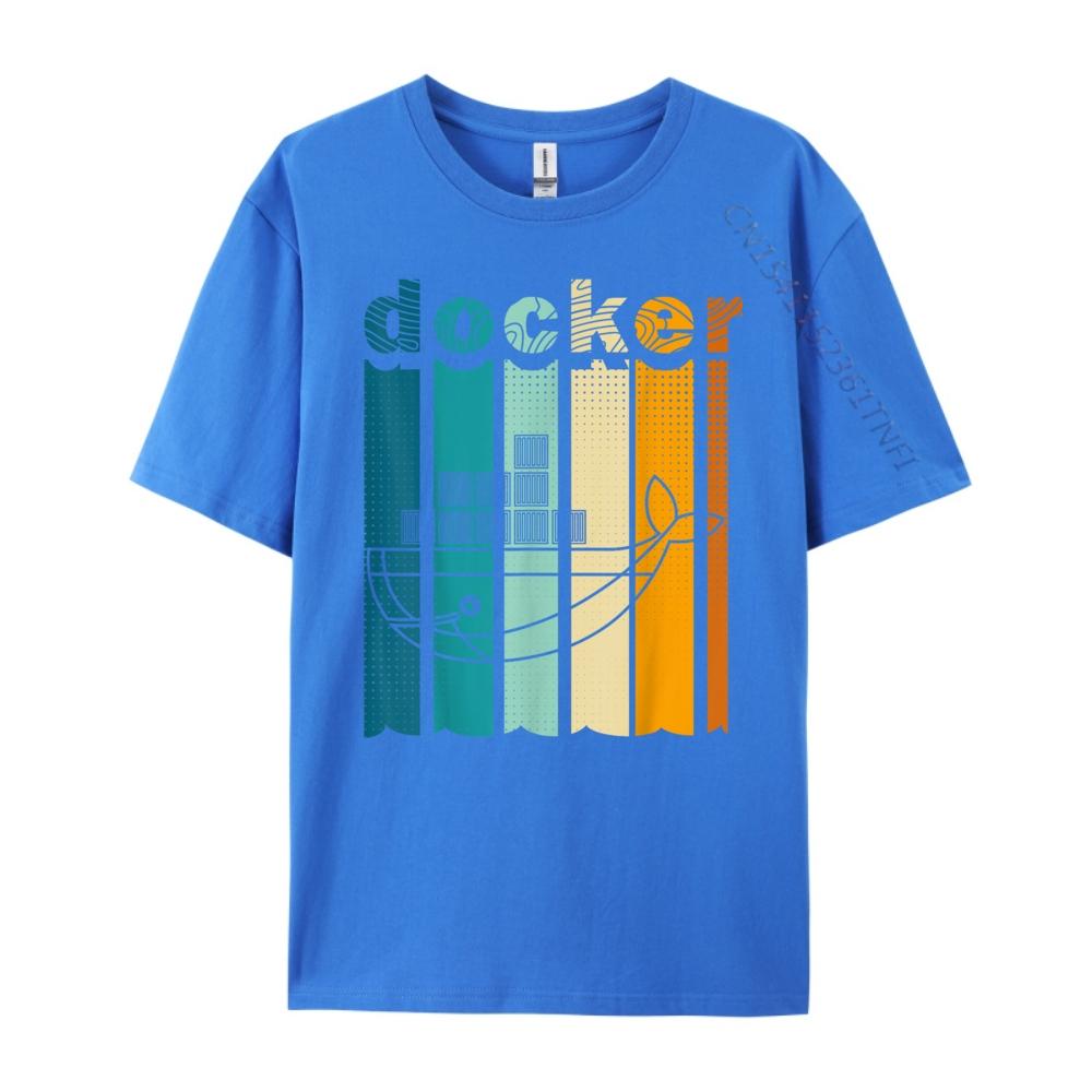 Docker Linux Devops Программирование Кодинг Компьютерный Ученый Графические Футболки Мужские Camisetas День Святого Патрика